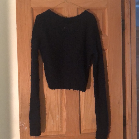 Blue knit sweater abercrombie & fitch m never worn new with tags nwt - Picture 2 of 5